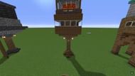 The wooden iron farm (Image via Mojang)